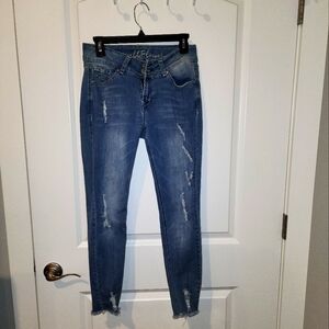Wall Flower Women's Ankle Distressed Jeans Sz 5